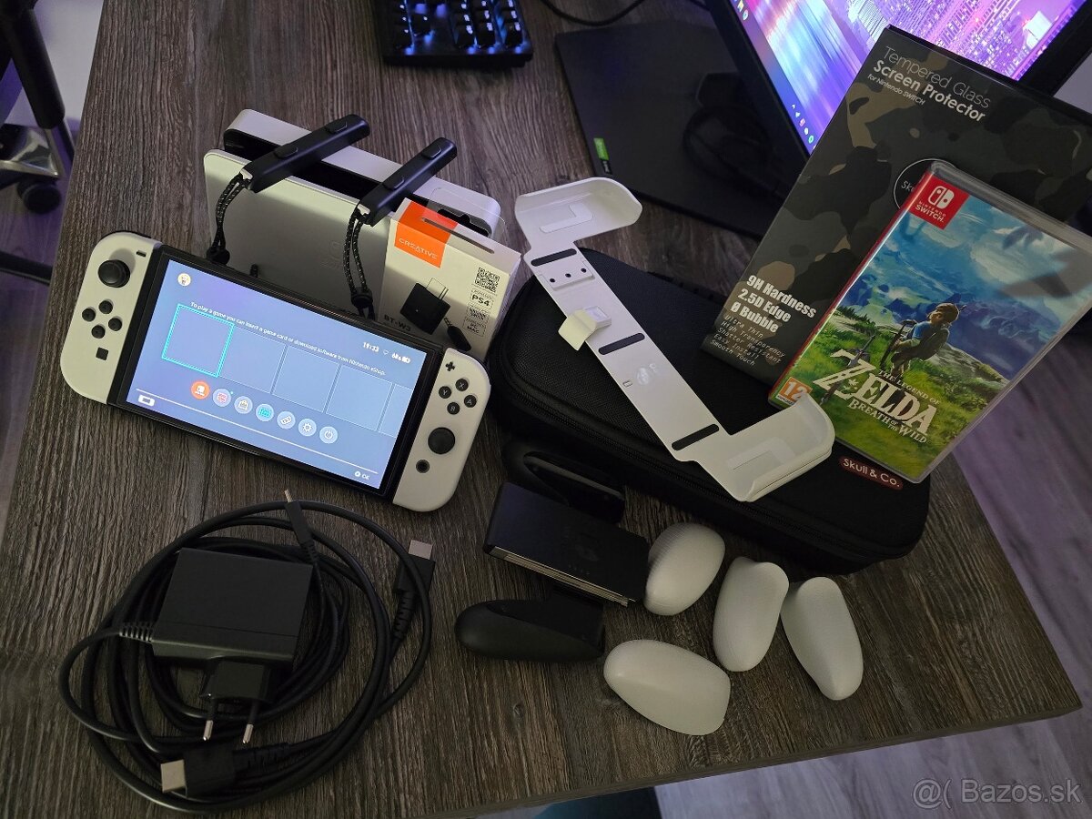 Nintendo Switch OLED 64GB+256GB s príslušenstvom
