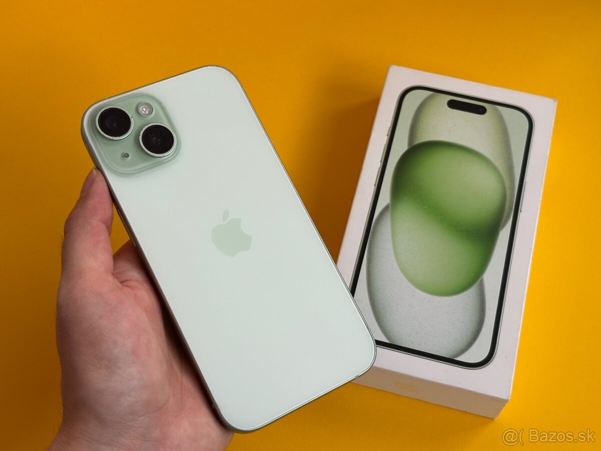 iPhone 15 Green 128GB + Záruka