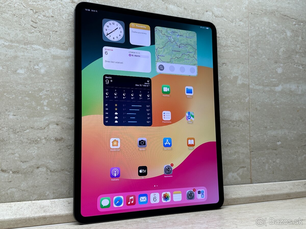 Apple iPad Pro 13 M4 256GB Black, záruka, 100% batéria