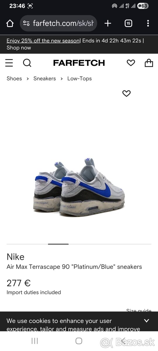 Nike Air Max Terrascape 90 "Platinum/Blue"