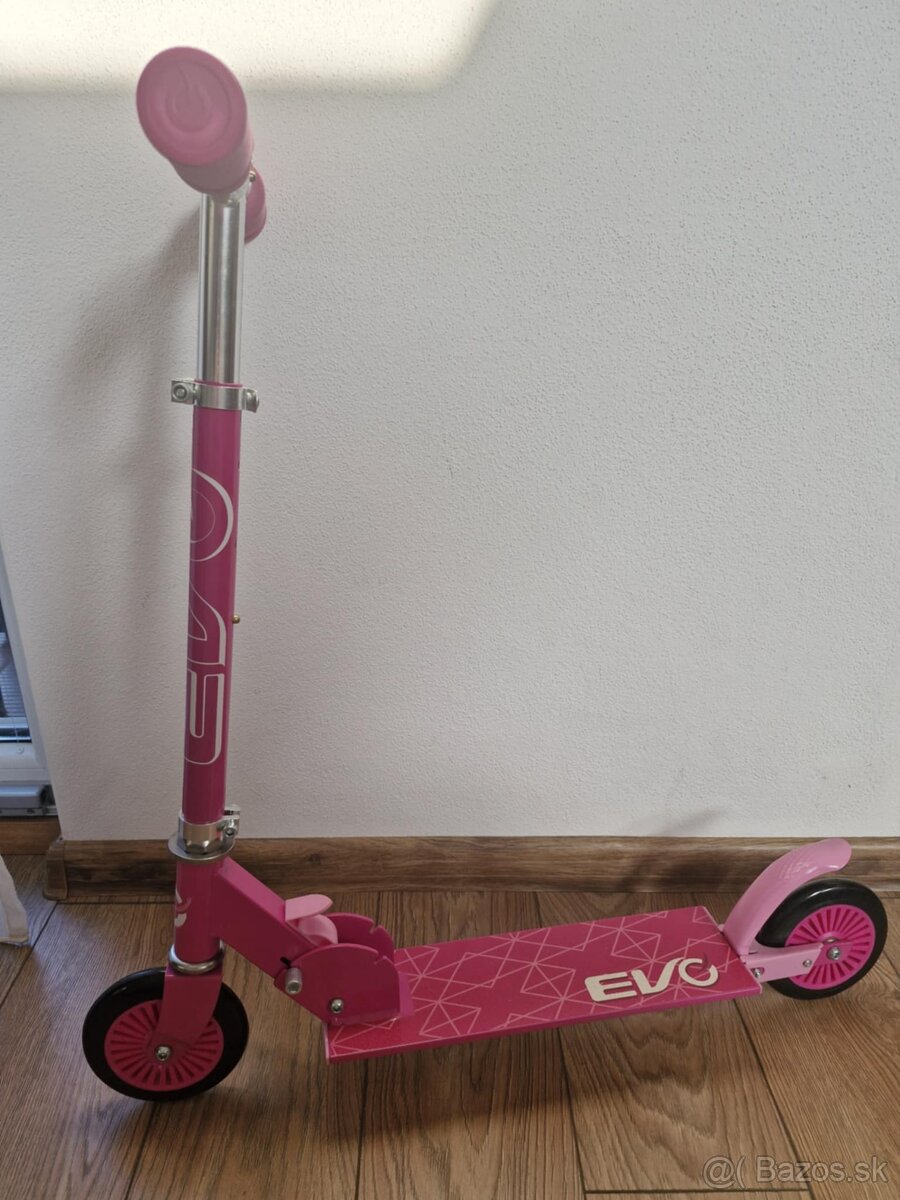 Detská kolobežka EVO ružová