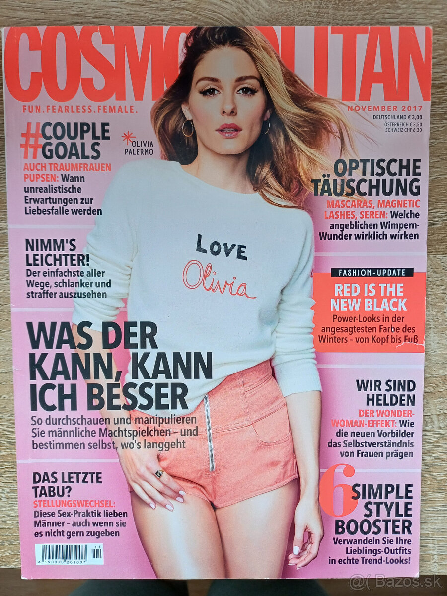 Cosmopolitan DE, Glamour UK, InStyle UK