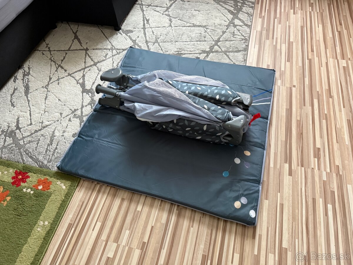 Detská ohrádky MoMi Mamu sivá