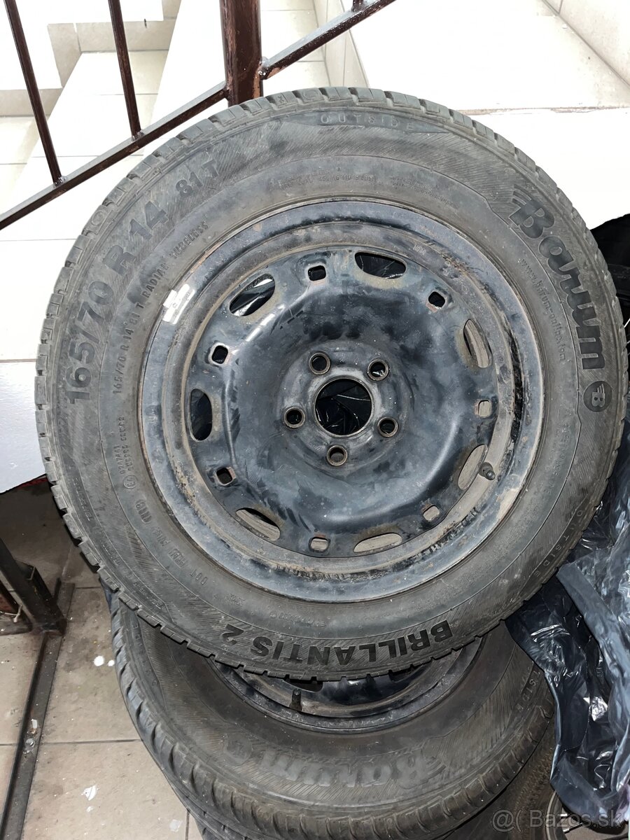 Letná sada 4x 165/70 r14