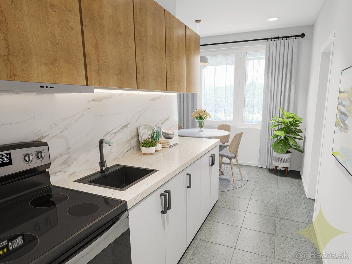 NOVINKA. Exkluzívne na predaj 2 izbový byt, 64 m2, Prievidza
