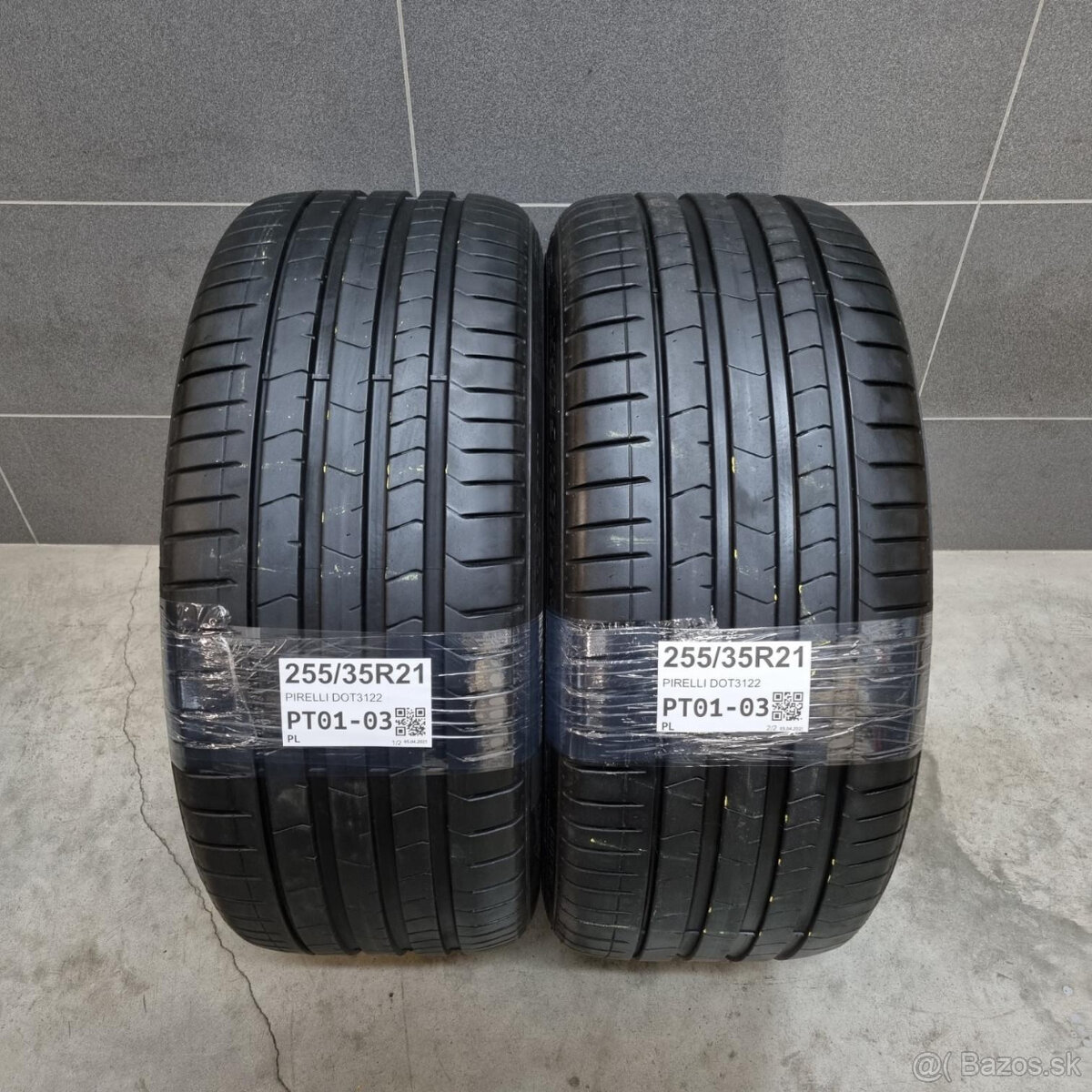Letné pneumatiky 255/35 R21 PIRELLI DOT3122