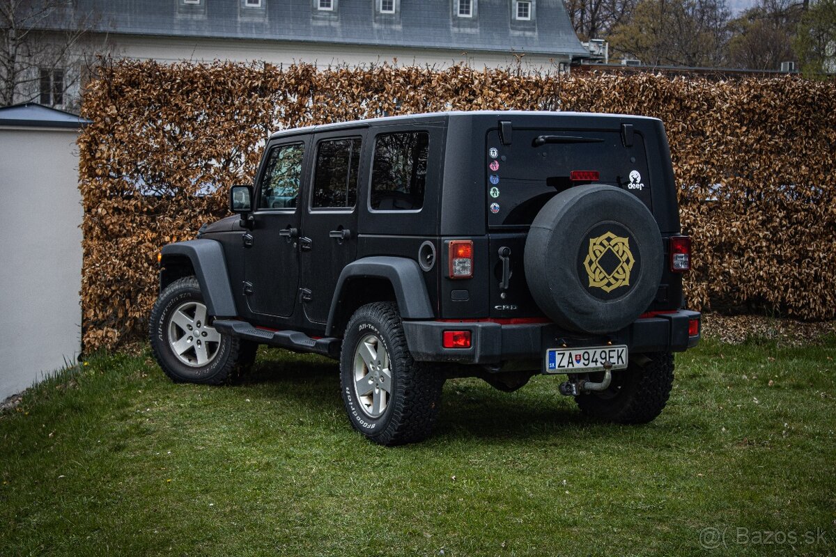 Jeep Wrangler 2.8 CRD Unlimited, 1.majiteľ, SK-auto, nelak