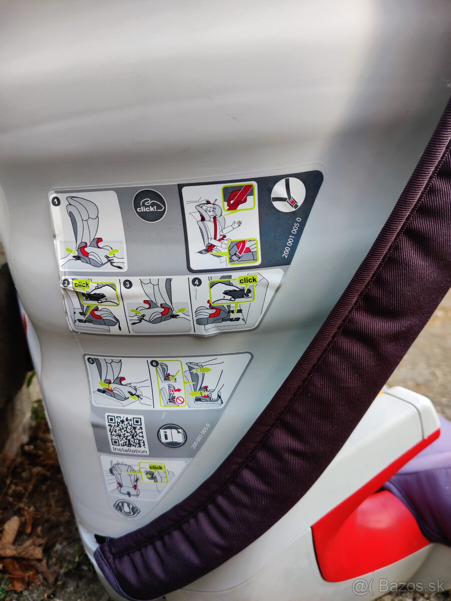 Isofix sedačka Romer s pridavnou ochranou hlavy