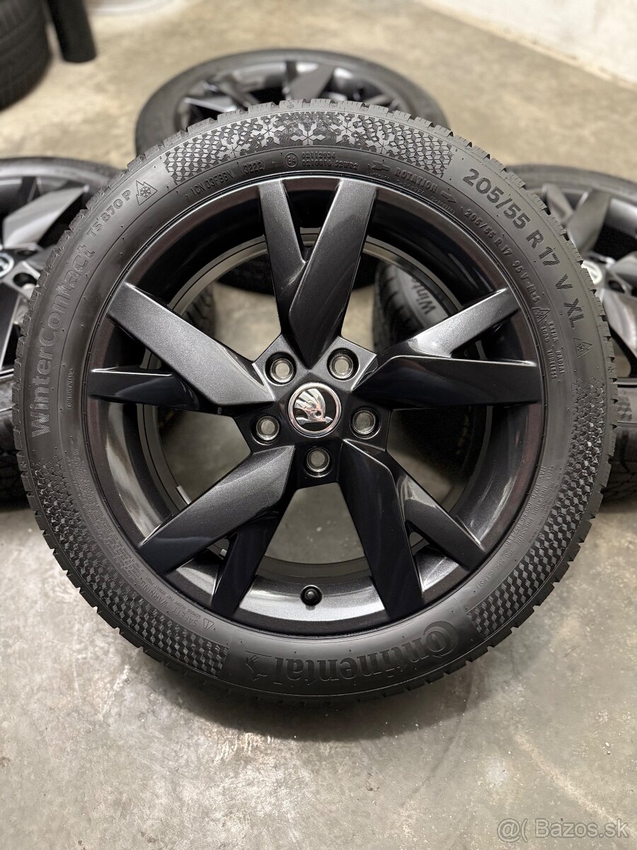 Zimná sada Škoda Lyra 5x112 R17 , 205/55/17 Octavia IV