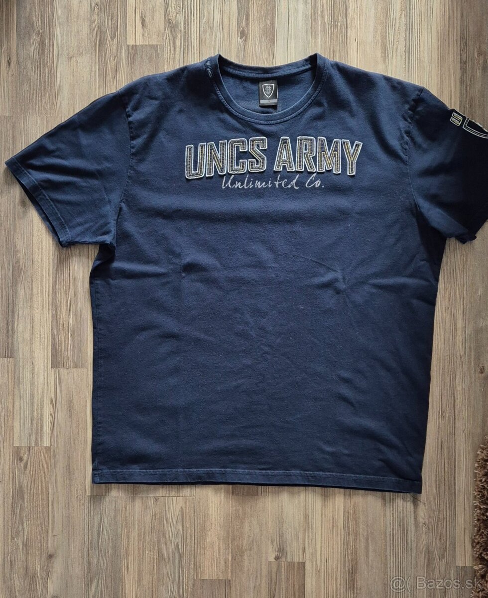 Tričko UNCS XL modrej farby