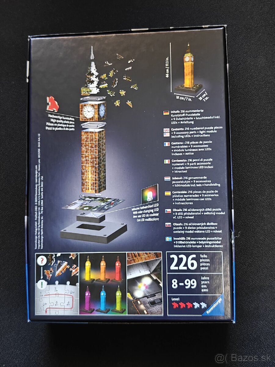 Ravensburger 3D puzzle Big Ben