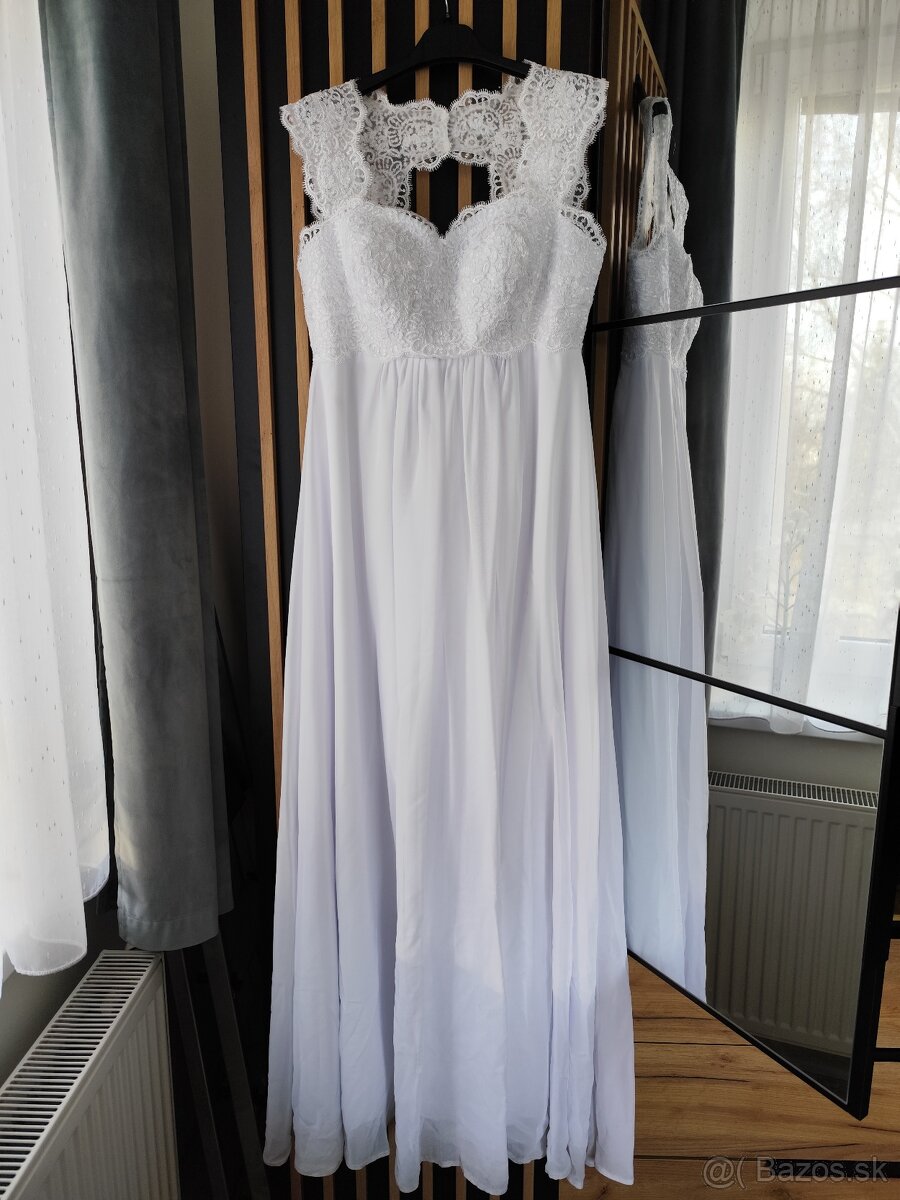 Boho svadobné šaty veľ.M