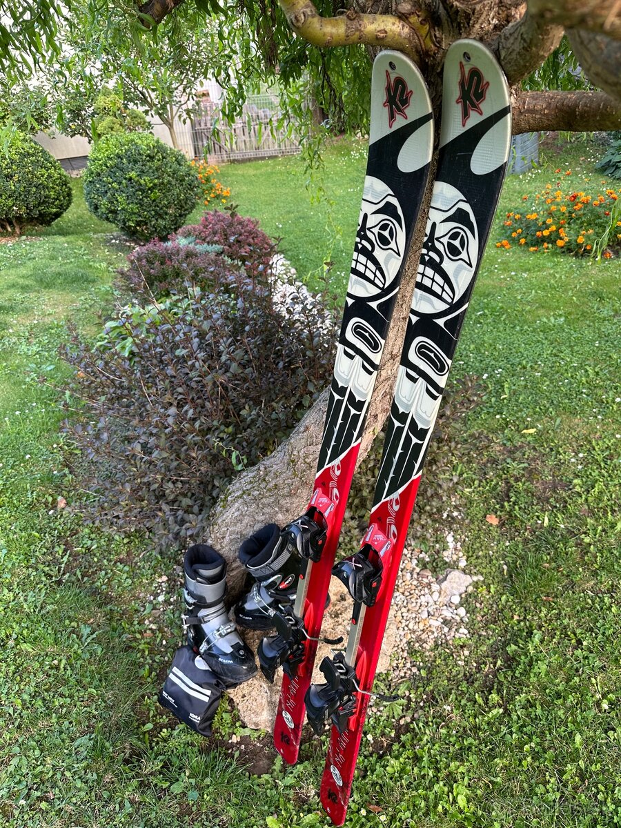 ✅ Skialpový freeride set K2 – lyže Mt. Baker (43-44.5)