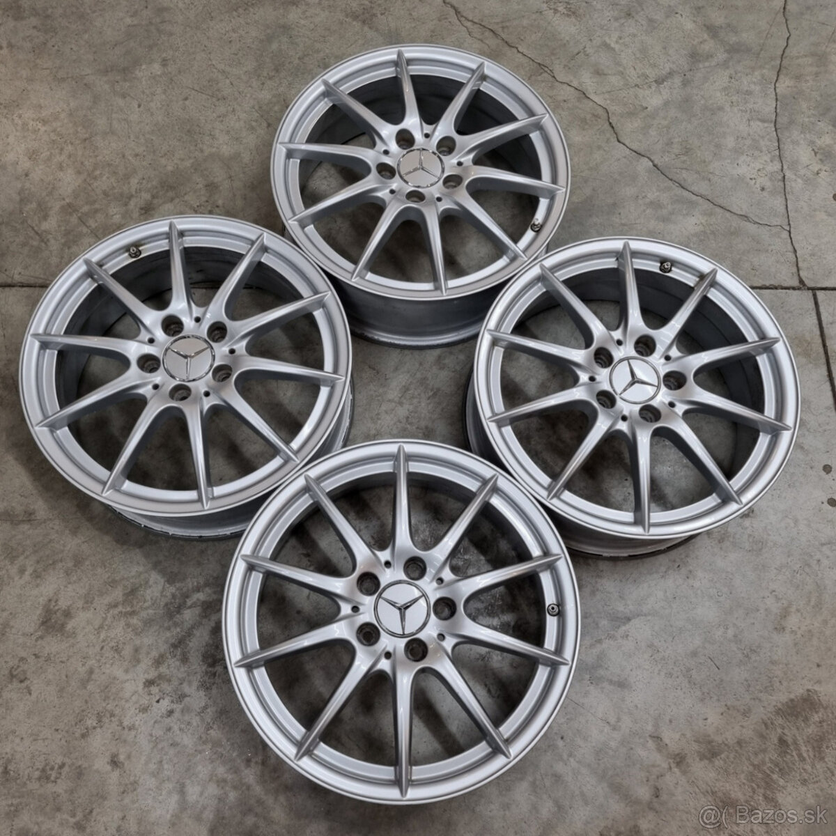 Hliníkové Mercedes disky 5x112 R17 6,5J ET49
