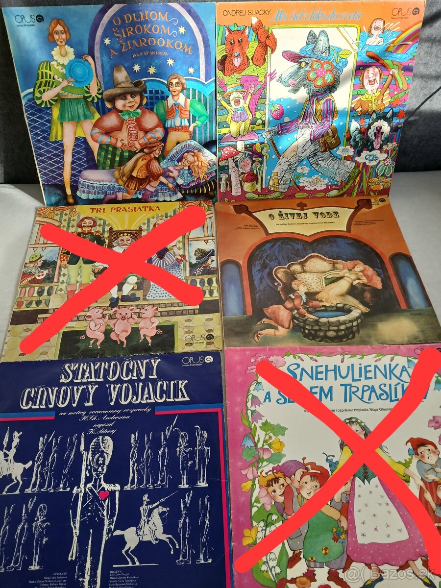 Rozprávky na LP platniach (14ks)