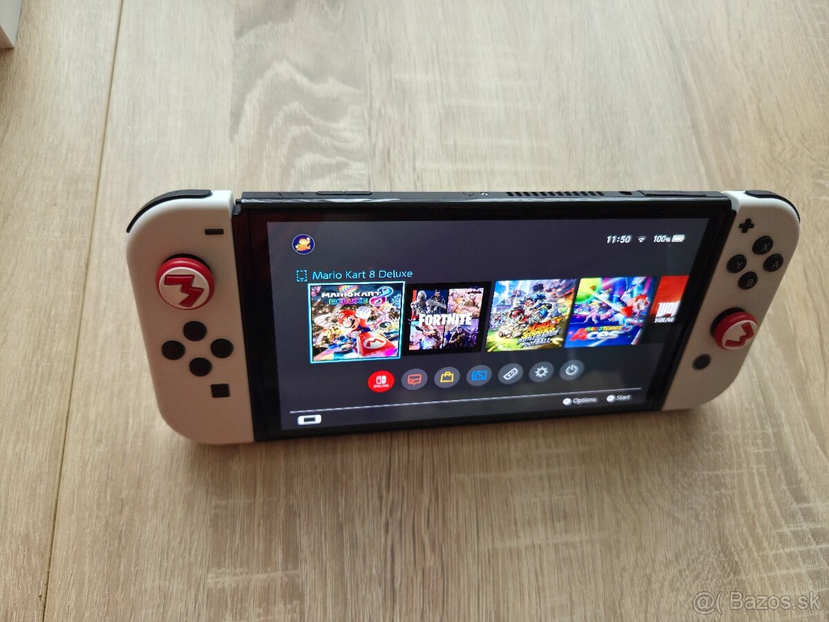 Nintendo Switch OLED White + Samsung 512 GB + záruka