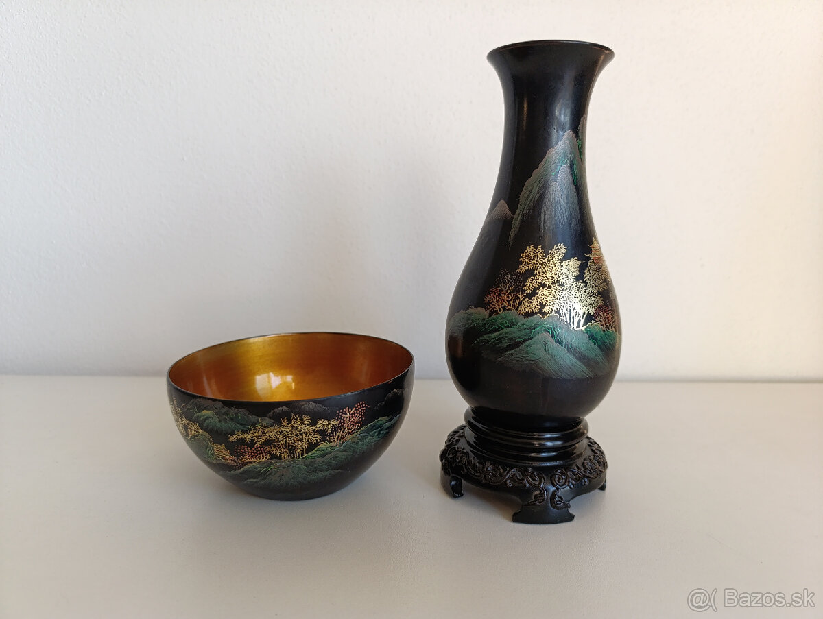 vaza + miska z bankoku