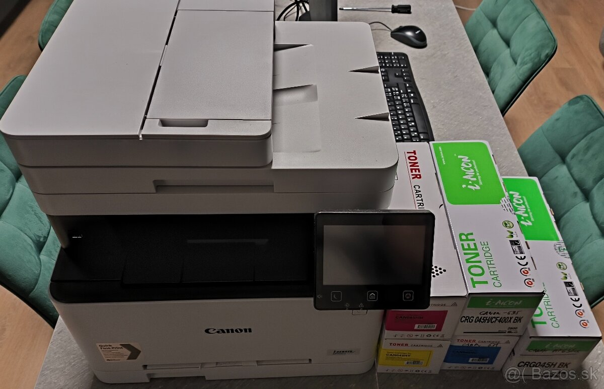 Farebná multifunkčná laserovka Canon635;tonery90%+5nových