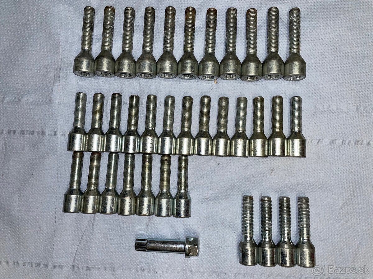 Bezpečnostné skrutky na auto