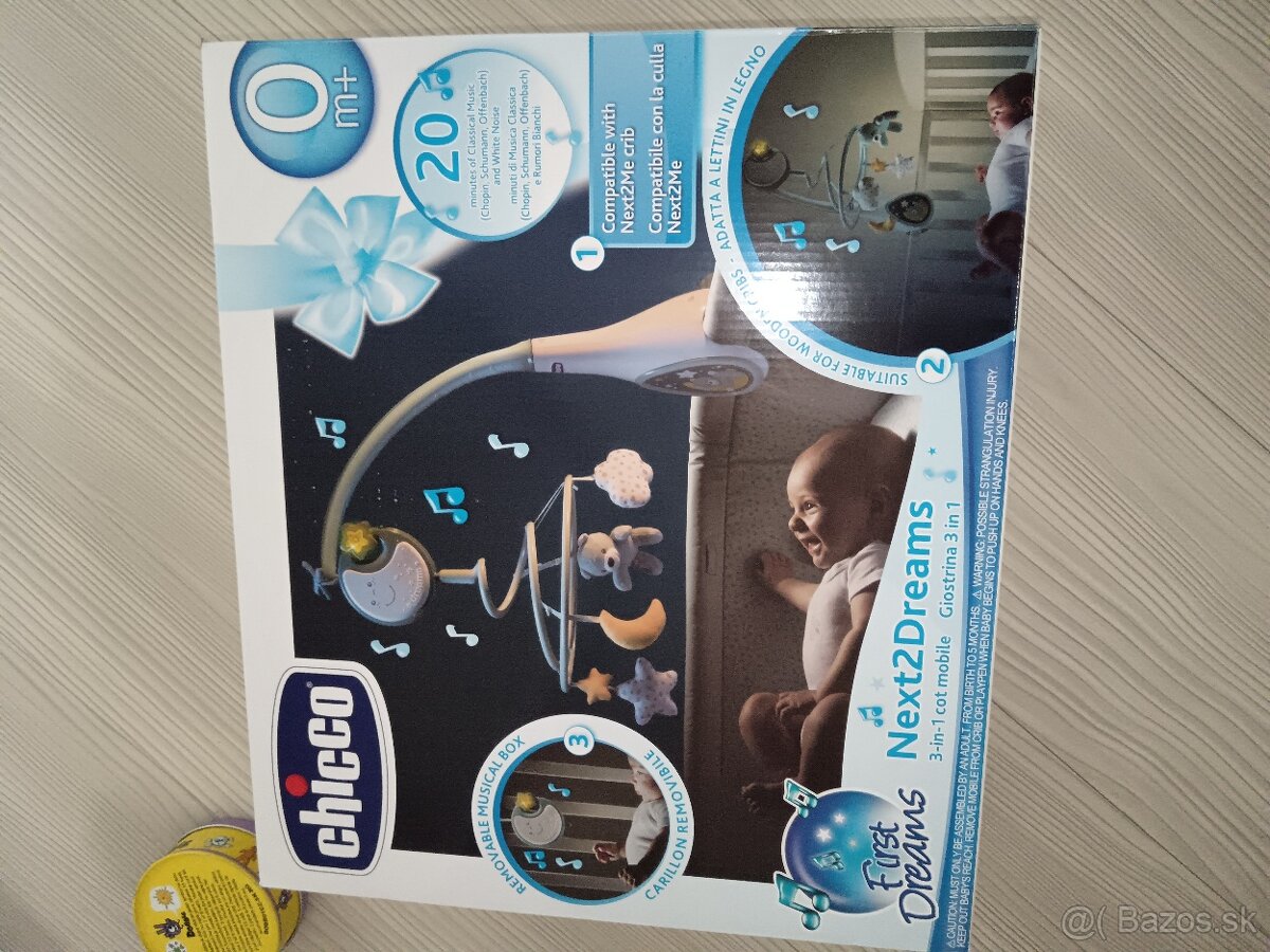 Kolotoč nad postielku Chicco