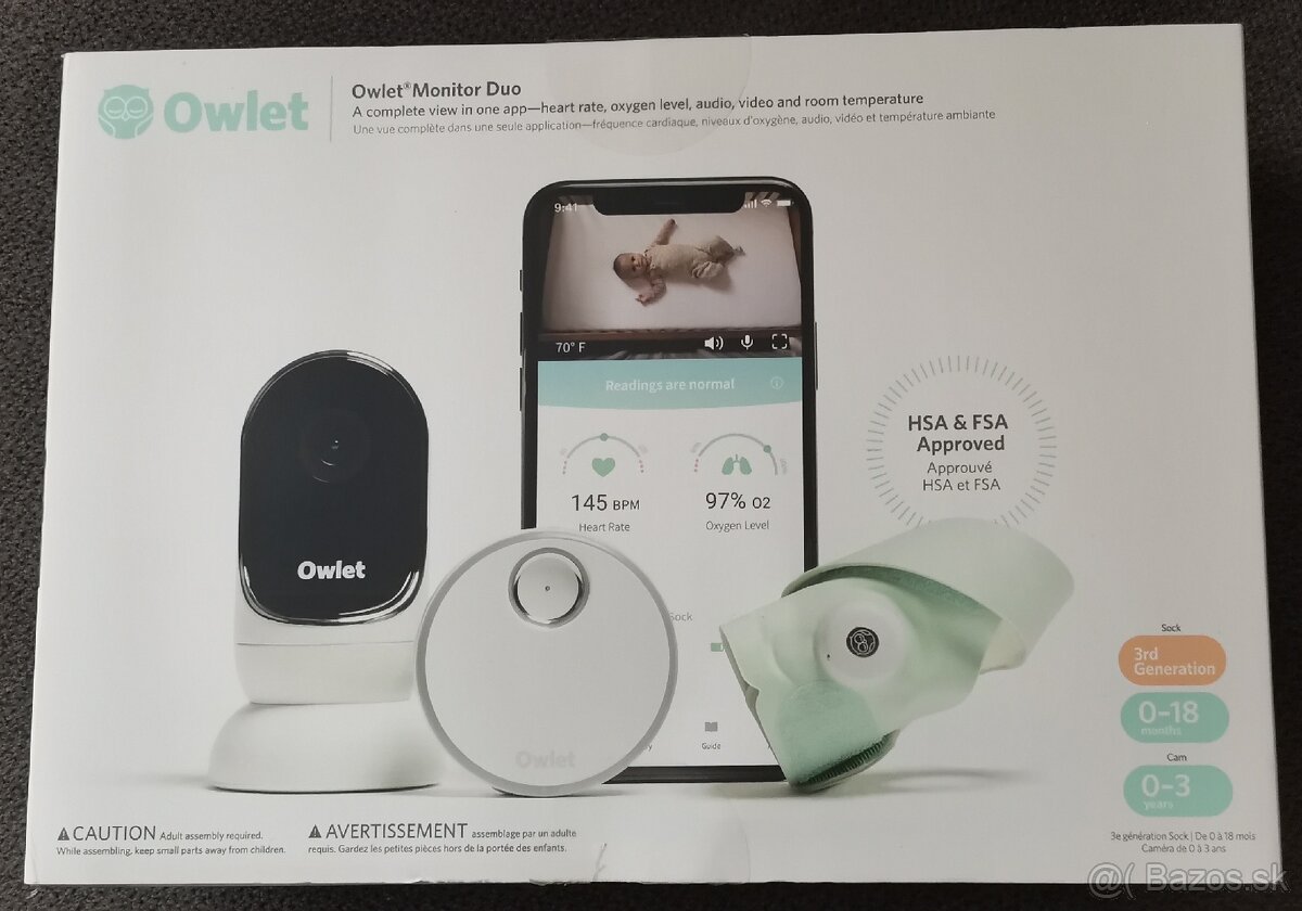 Owlet smart sock 3 + owlet smart cam