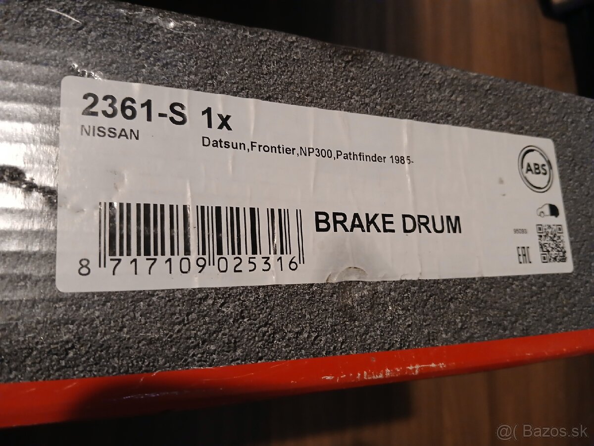 Brzdovy bubon Nissan Navara