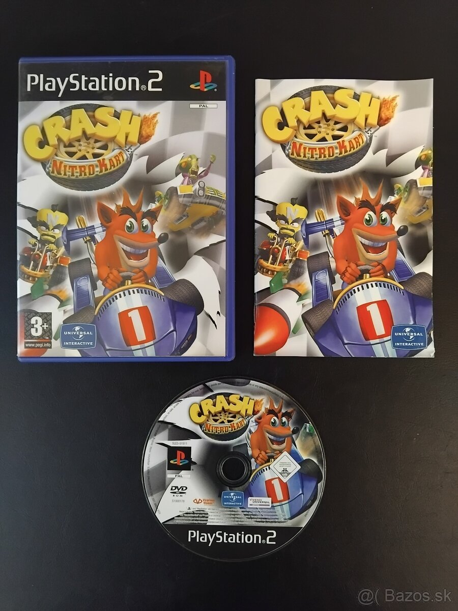 Hra pre PS2 - Crash Nitro Kart