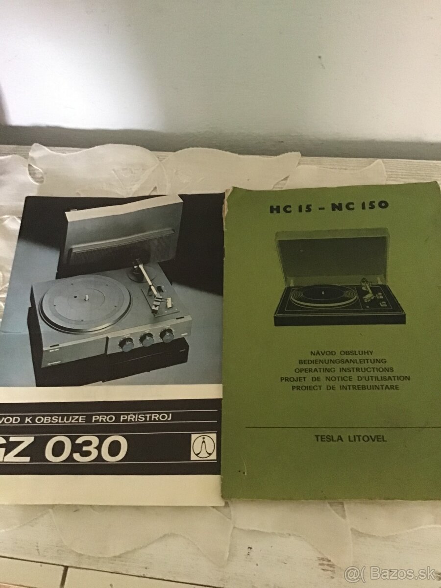 GRAMOFON NáVOD OBSLUHY