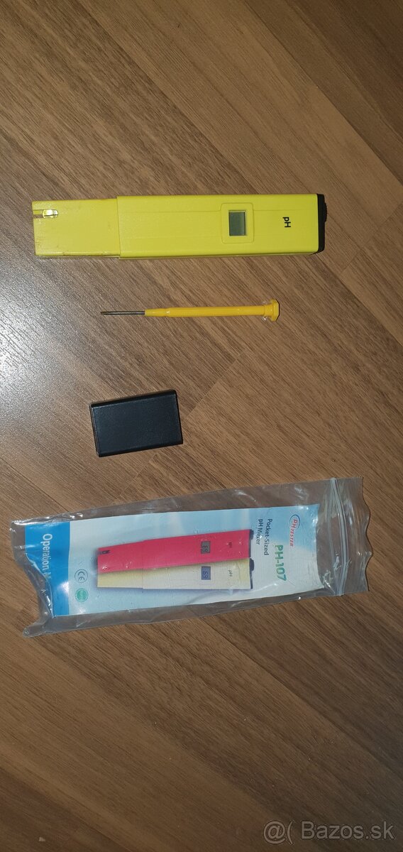 pH testr kalibrační , měření ph vody v bazénu