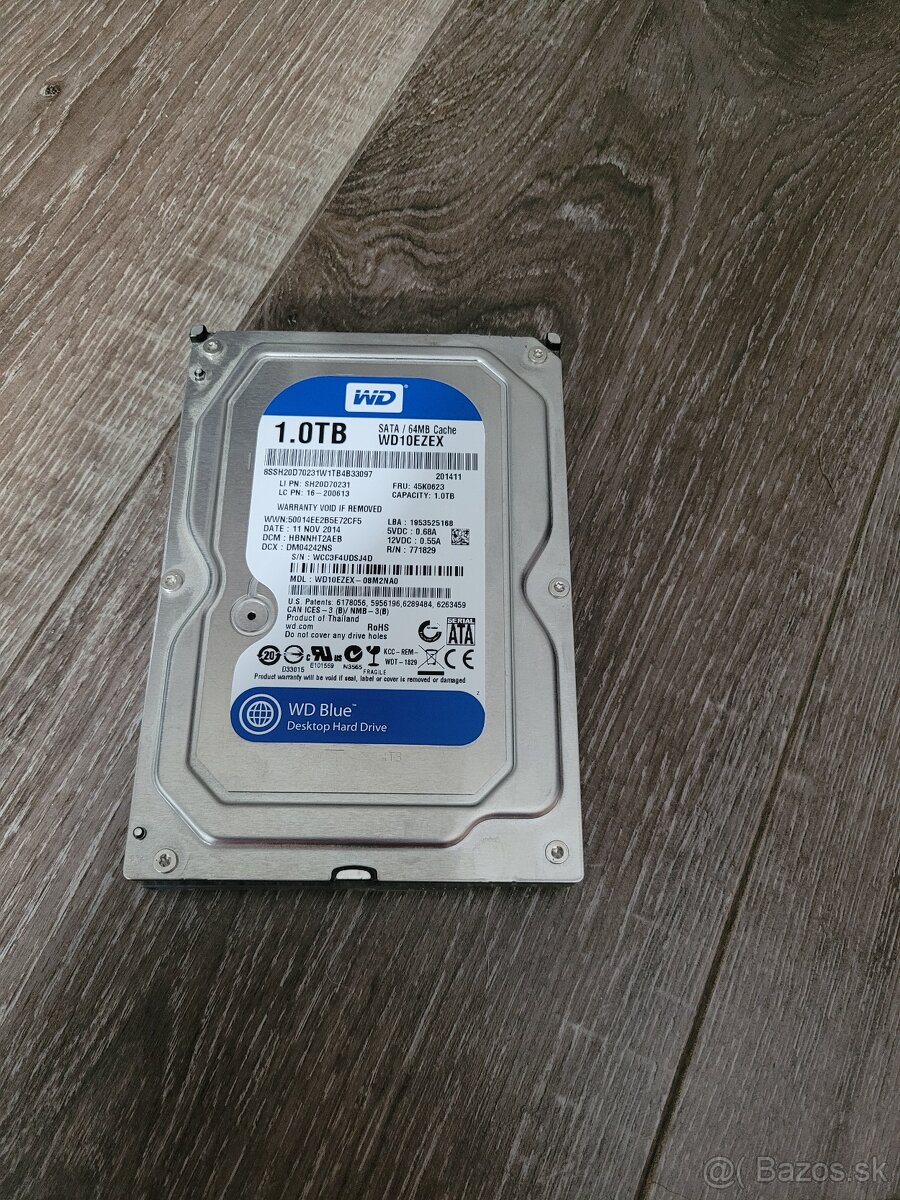 WD Blue 1TB 3.5'' harddisk HDD