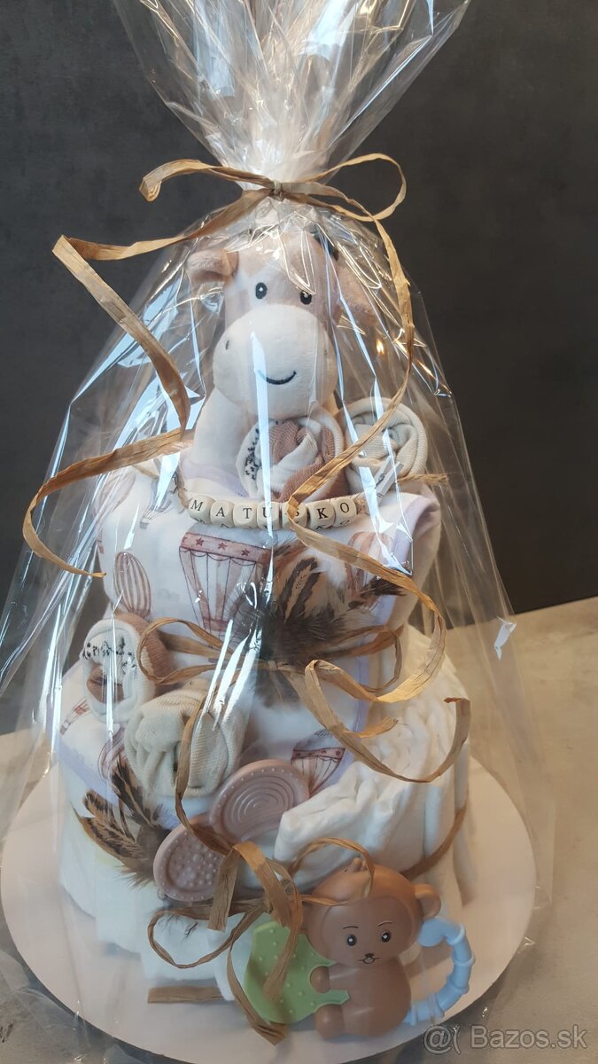 Plienková torta nude béžovo-hnedá žilina
