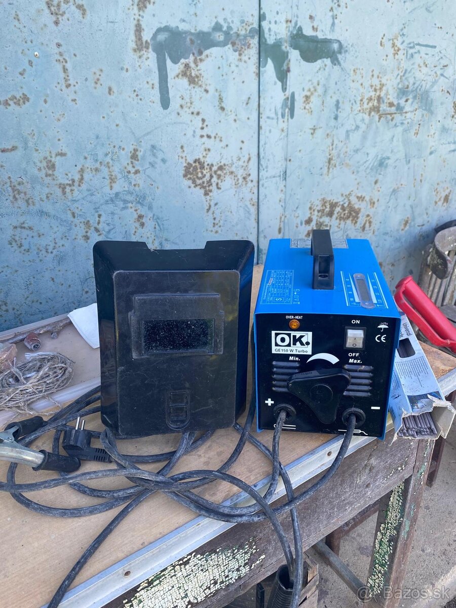 Zváračka OK GE 150 W Turbo – takmer nová, 2x použitá
