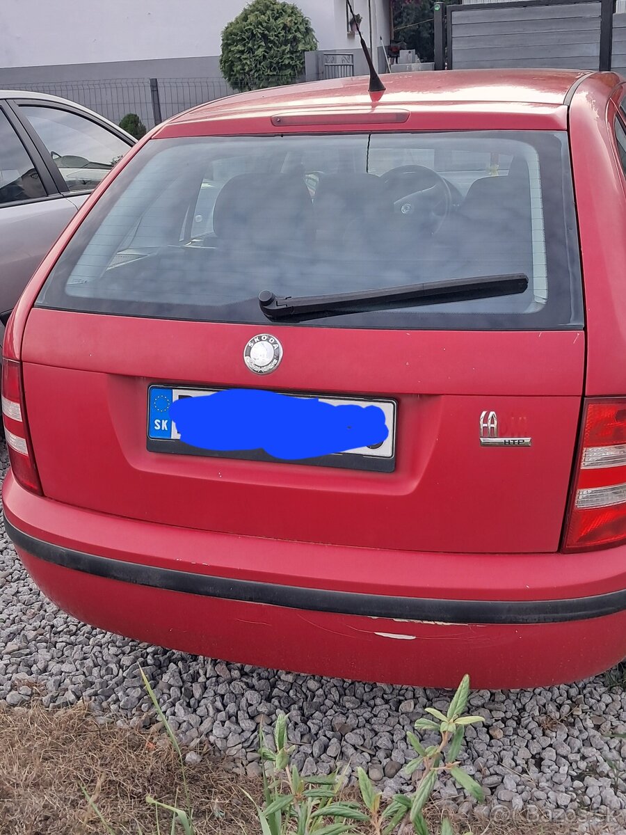 Predám škoda fabia 1.2 40kw 2006 rok