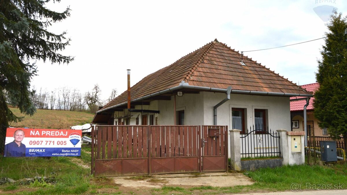 Predaj rodinný dom, chalupa Nitra 20 km EXKLUZÍVNE