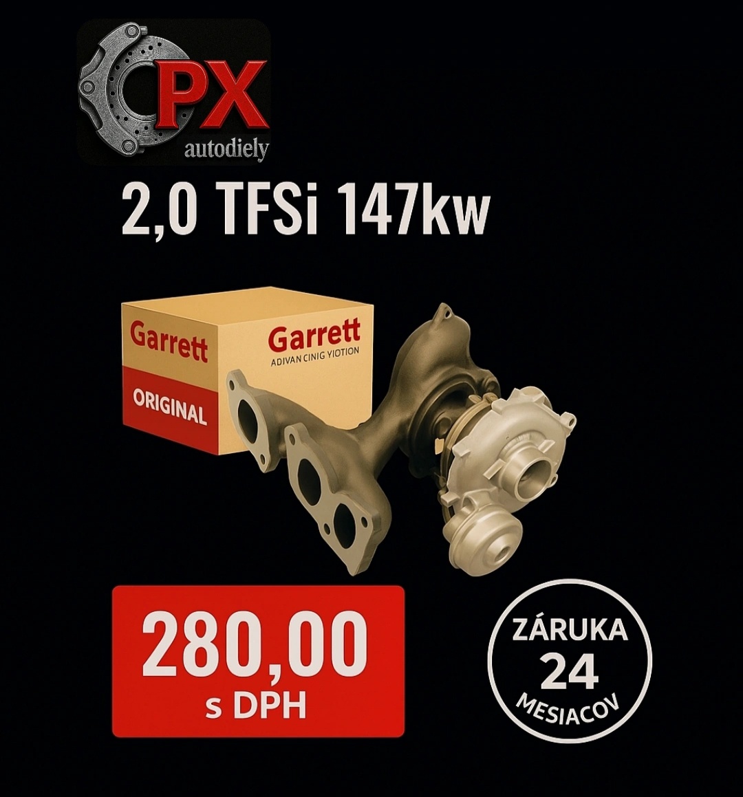 Turbo GARRETT 2.0 TFSi - 147kw