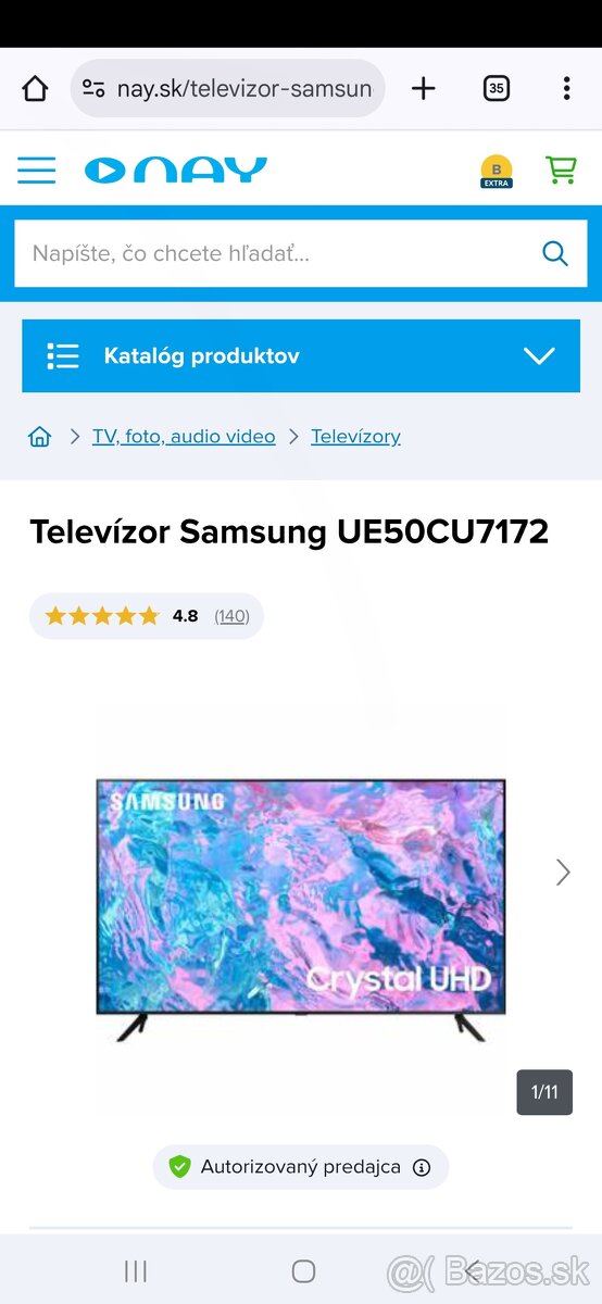 Predám úplne nový, nerozbalený TV