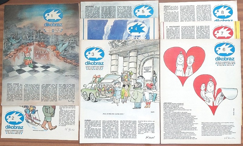 DIKOBRAZ - komplet ROČNÍK 1987