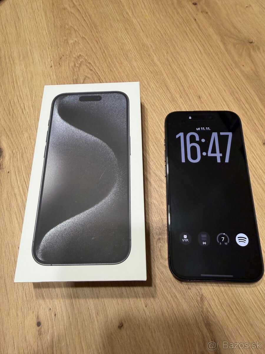 Apple Iphone 15 pro 256 GB Black Titanium