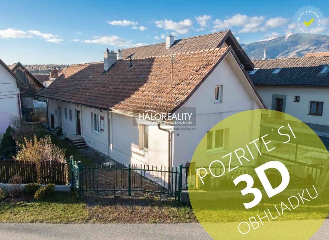 HALO reality - Predaj, rodinný dom Pribylina - EXKLUZÍVNE HA