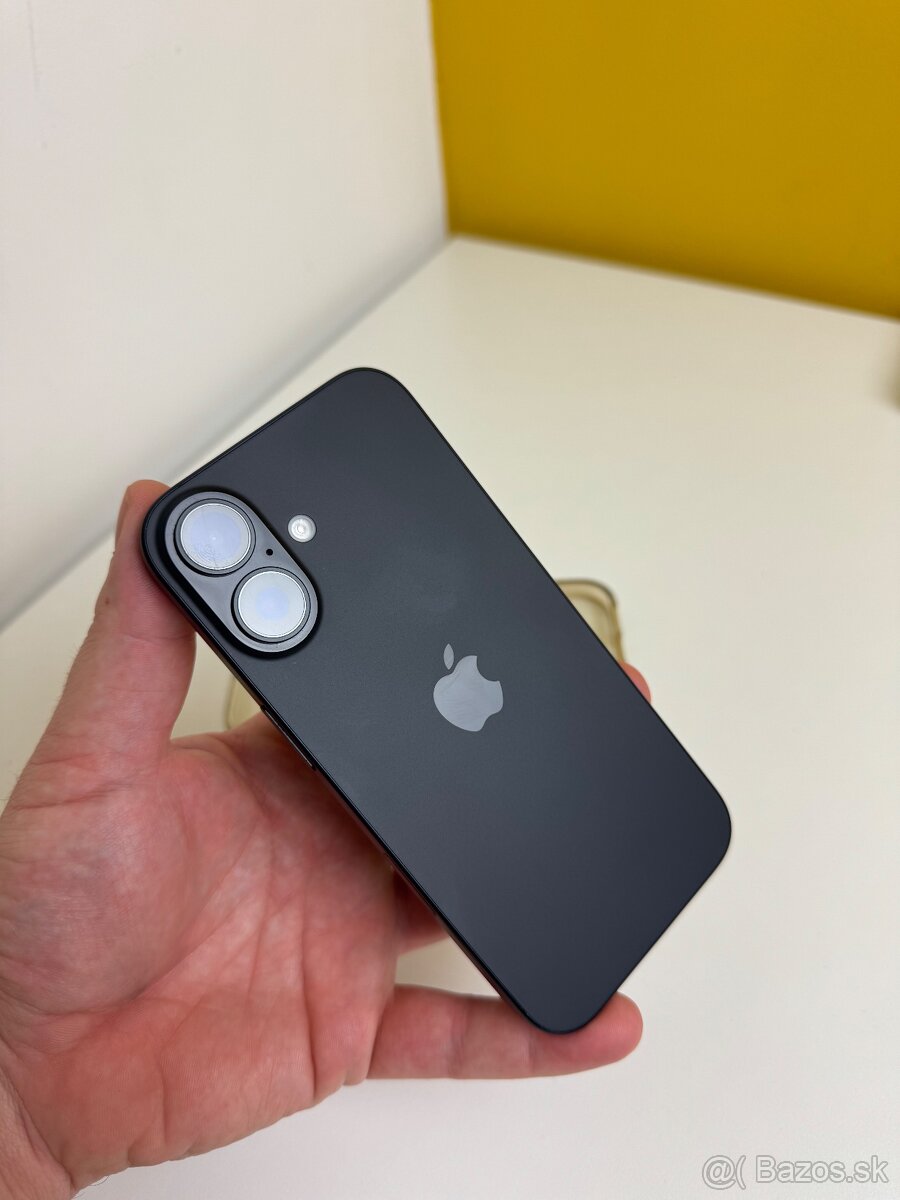 Predam vymenim Iphone 16 128GB Black 100% bateria ako nový