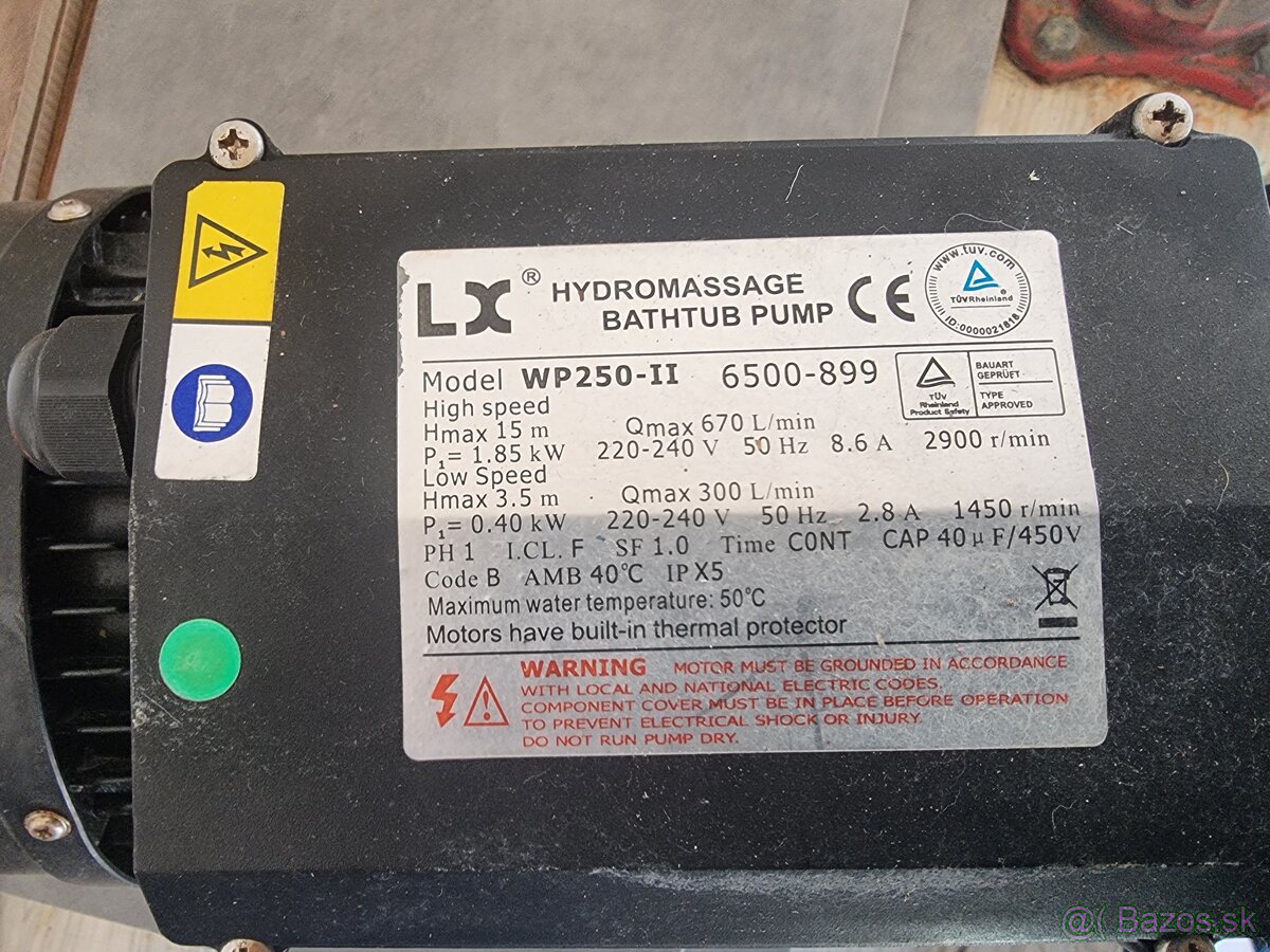 Čerpadlo pre vírivku