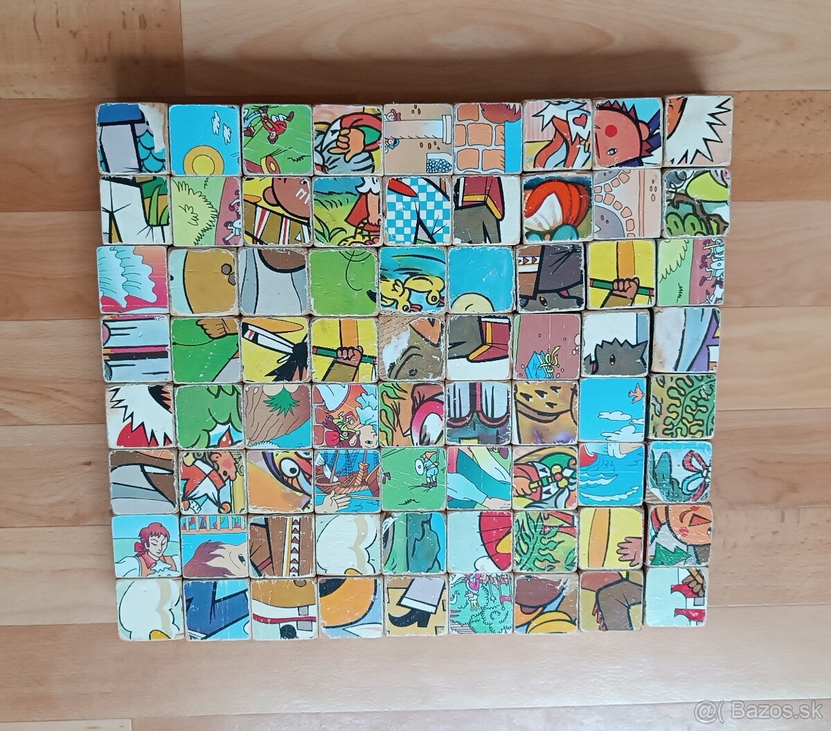 Staré drevené kocky