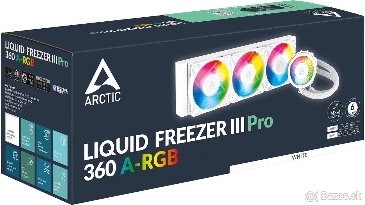 ARCTIC Liquid Freezer III 360 Pro A-RGB White