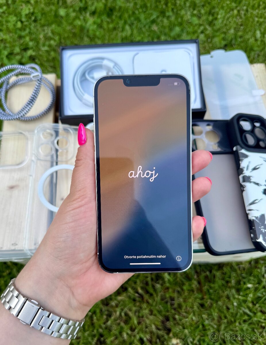 Apple iPhone 13 Pro, Silver, 128GB - TOP stav
