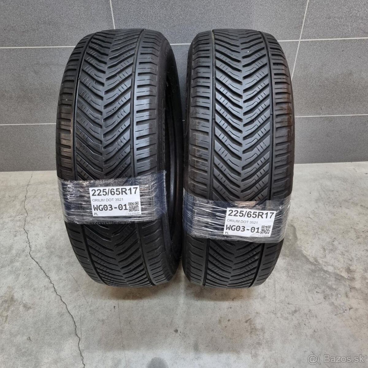 Letné pneumatiky 225/65 R17 ORIUM DOT3521