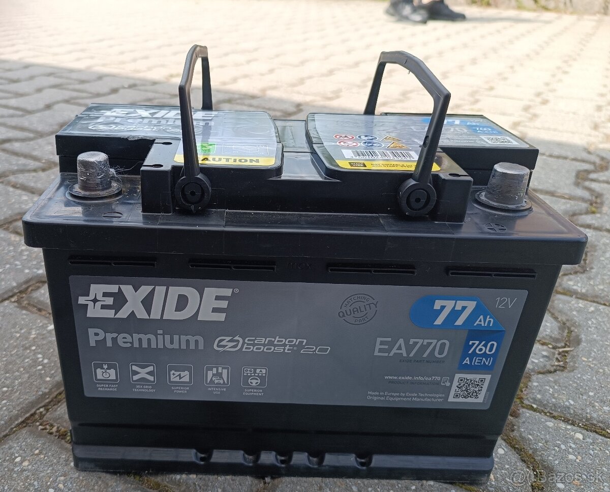 Autobateria Exide Premium 12V 77Ah 760A EA770