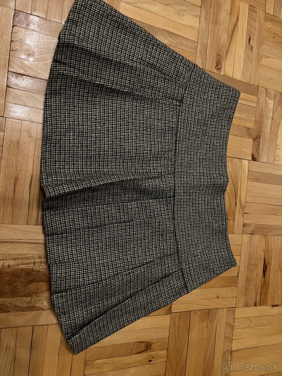 kockovana mini sukňa Mango