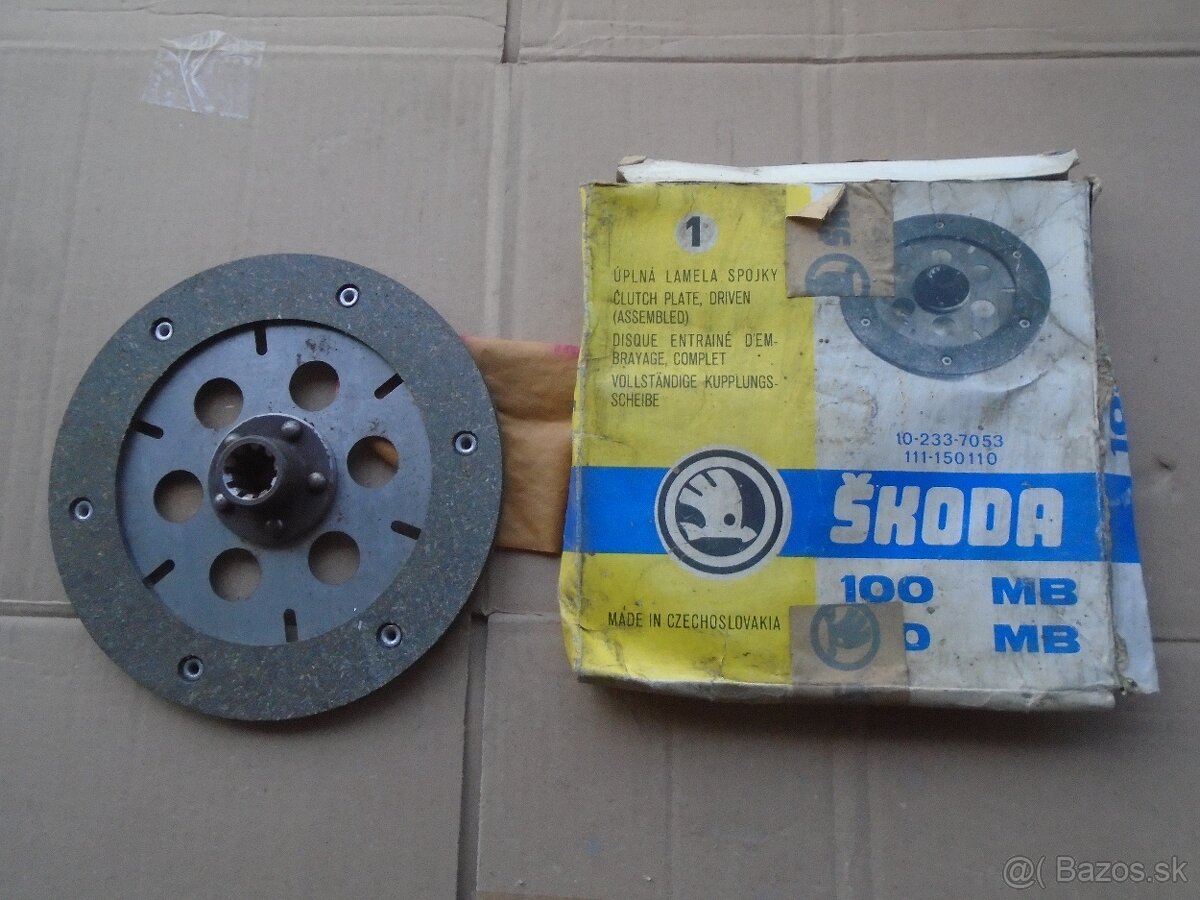 škoda 1000, 1100, 100, 110, 105, 120 MB Spojka