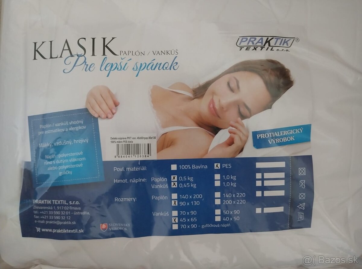 Detská súprava - paplón,vankúš