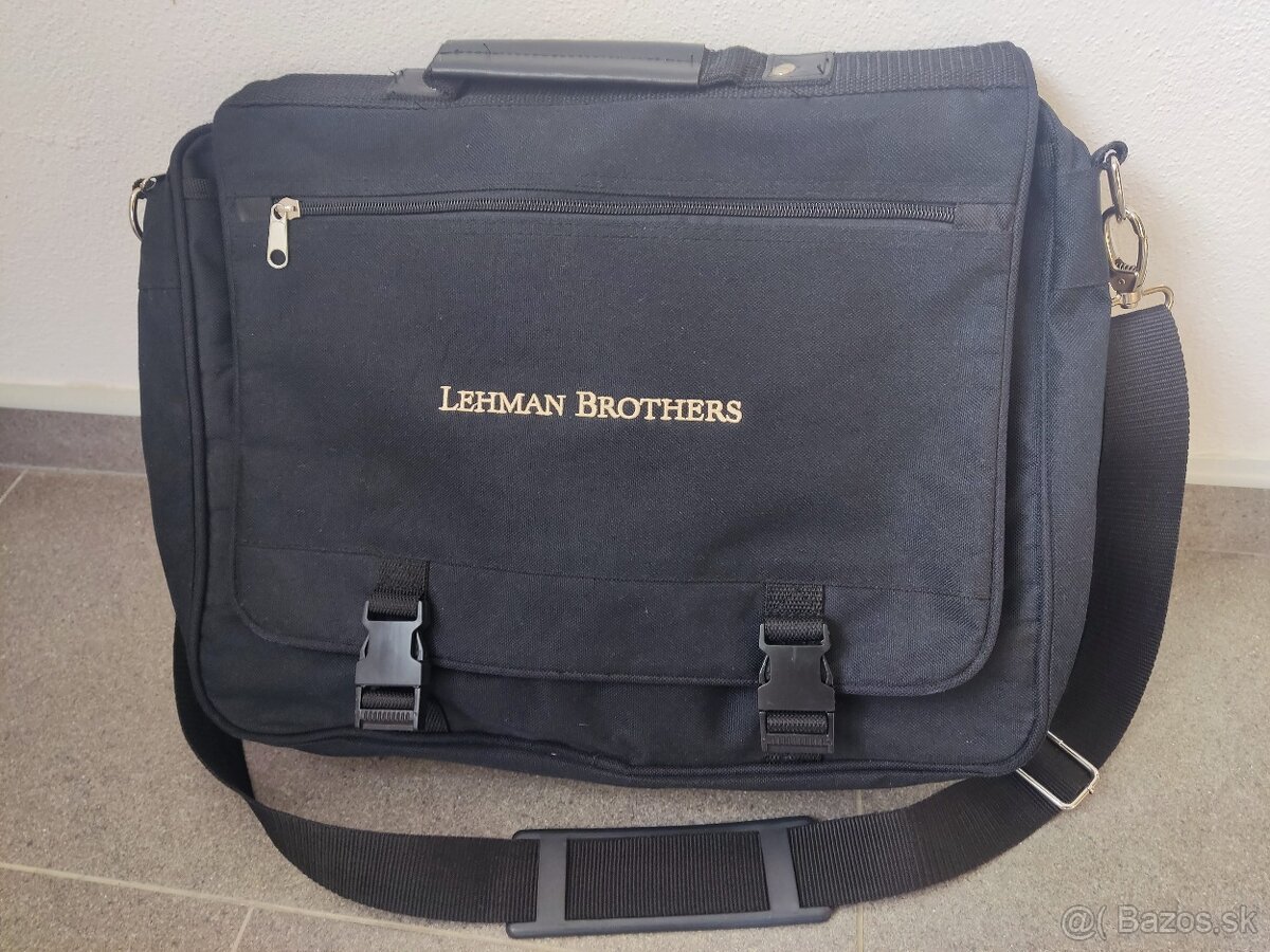 Lehman Brothers taška na notebook, zberateľský kúsok - nové